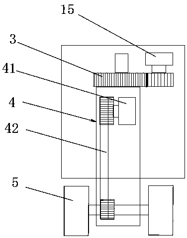 Transportation cart suitable for recycling and disassembling scraped car