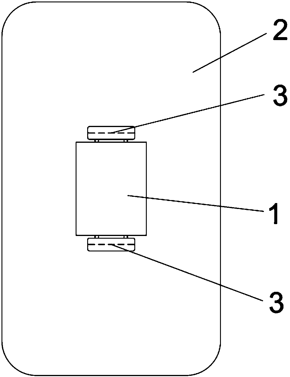 Rotary mobile phone support