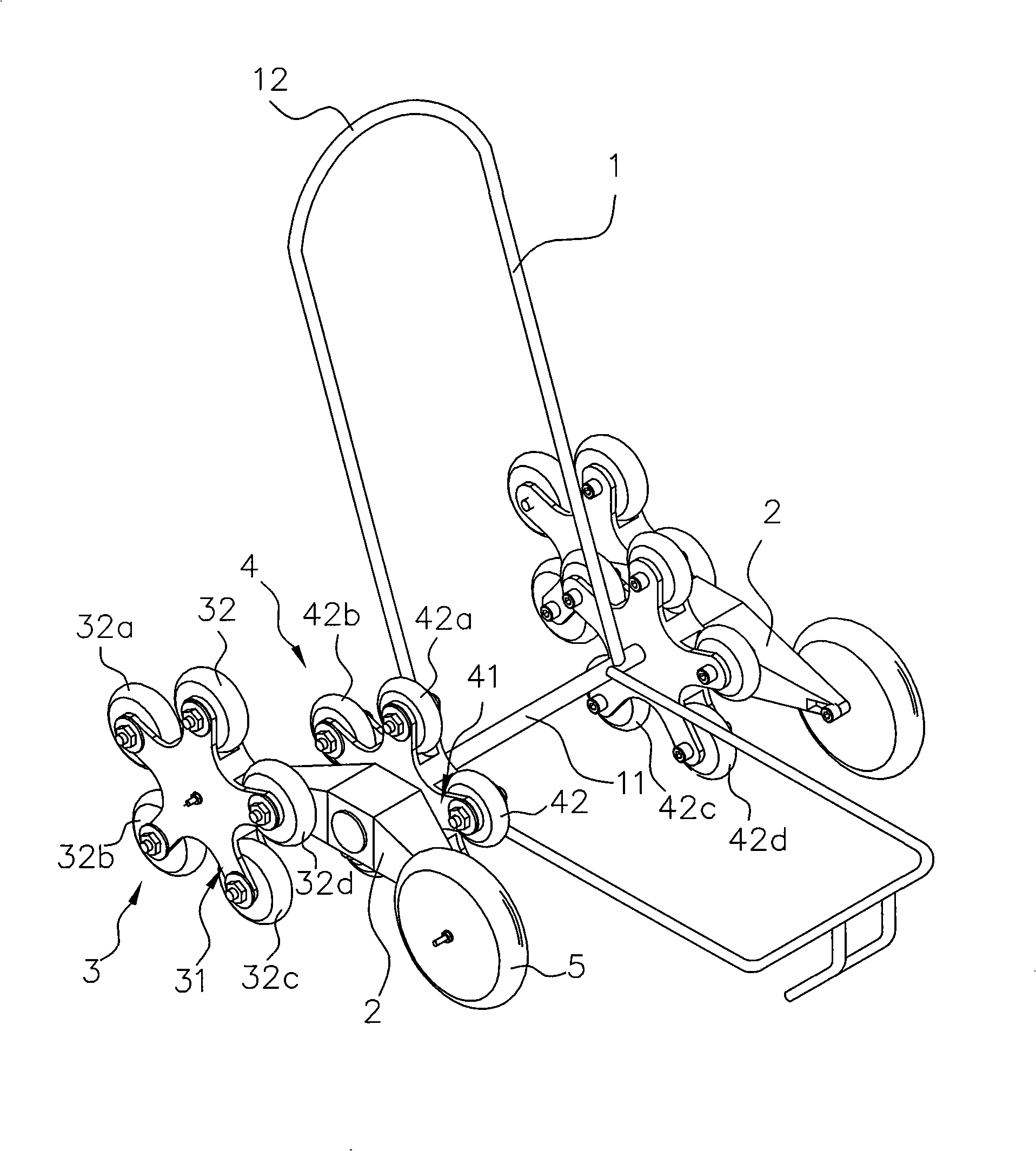 Movement apparatus structure