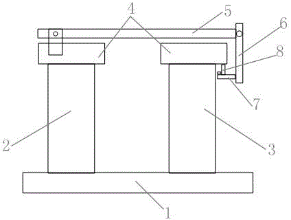 Ship-docking mooring rope column