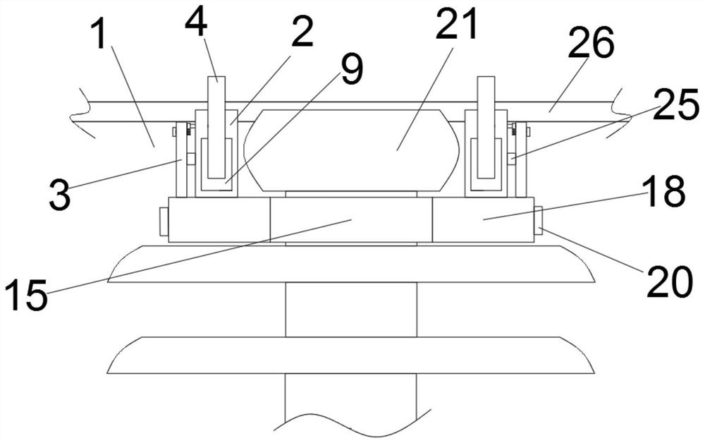 A linear rod wire binding device