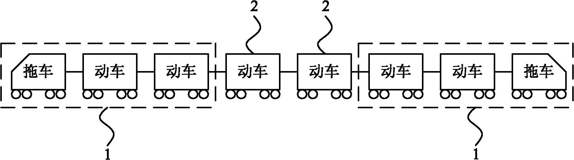 Method and system for braking high-speed train and brake control device