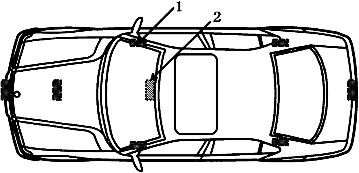 Vehicle falling-into-water reminding and salvation device