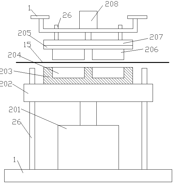 Roast sausage packaging device