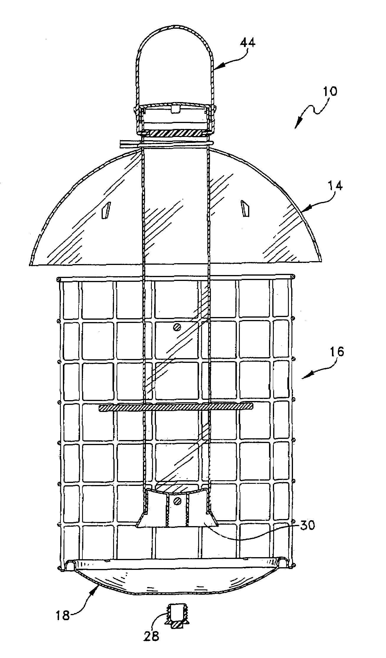 Selective bird feeder