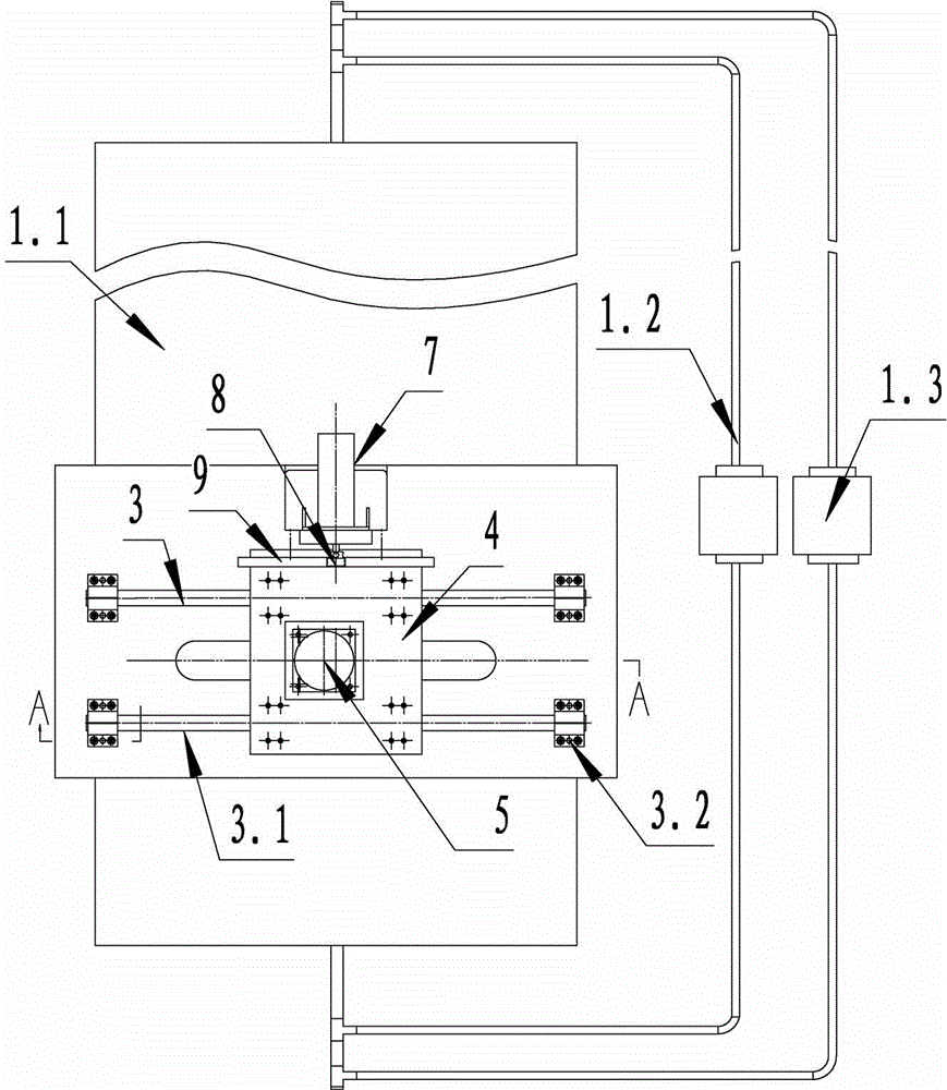 Oscillating tidal current generation capture efficiency test device