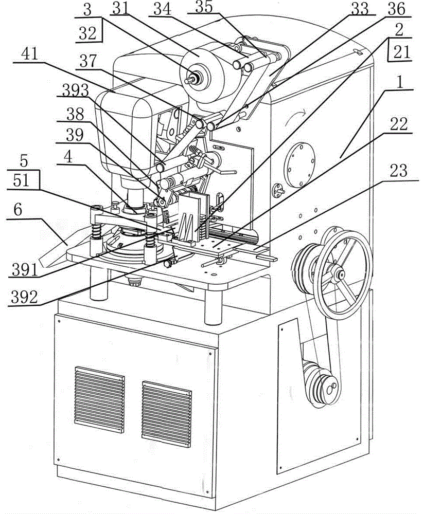 Polygon chocolate single-punch packing machine