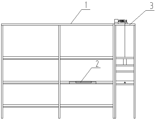 Shuttle-type stereoscopic warehouse unit