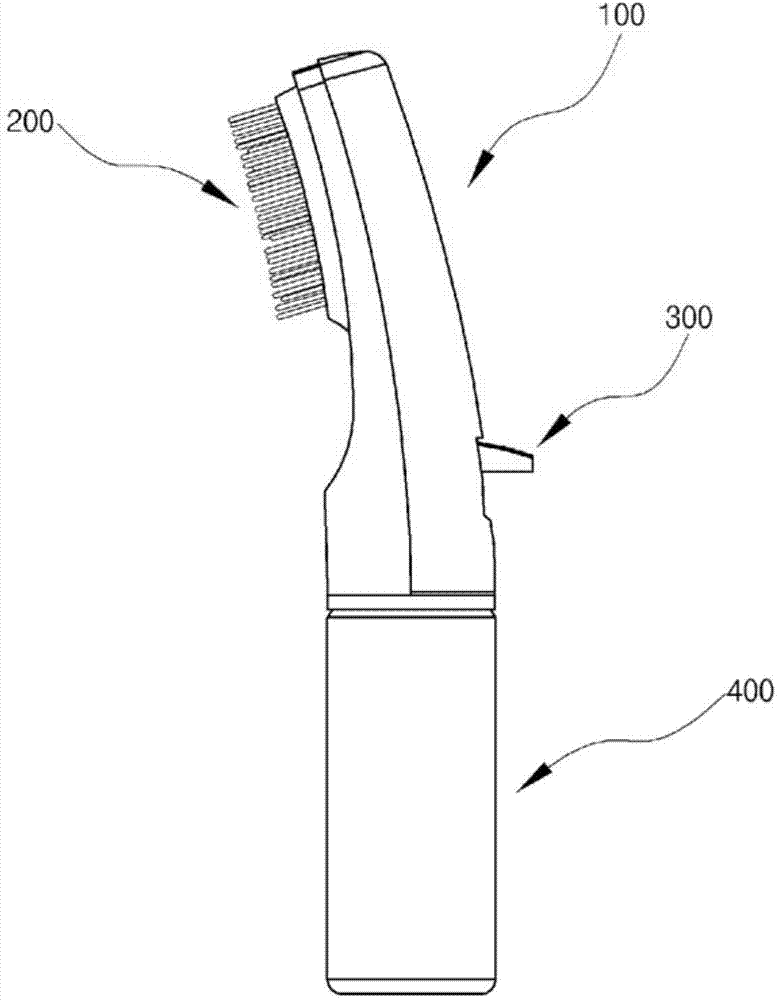 Apparatus for foam dyeing hair