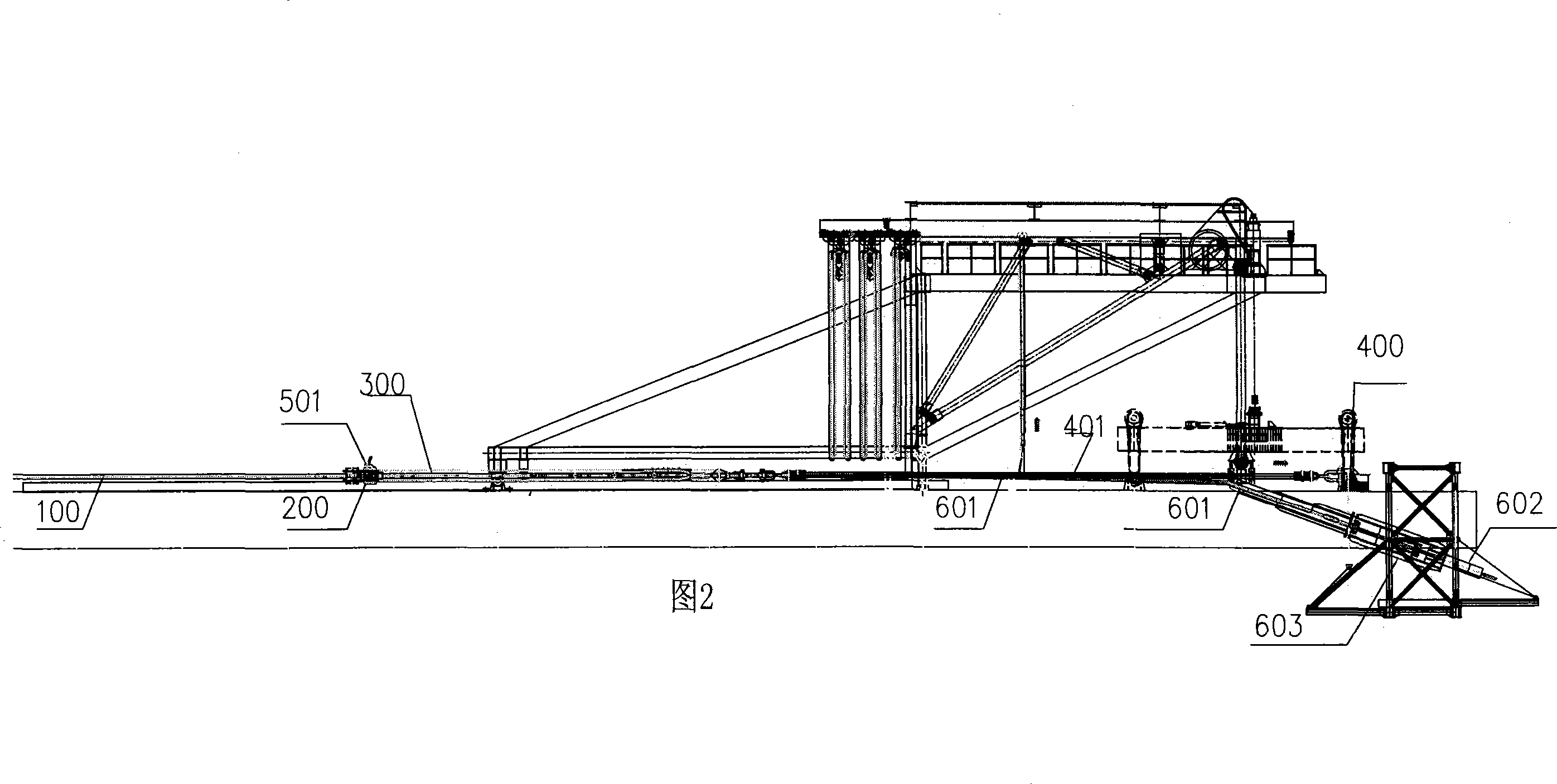 Soft, hard composite three-leveltraction technique for stay cables and connecting device thereof