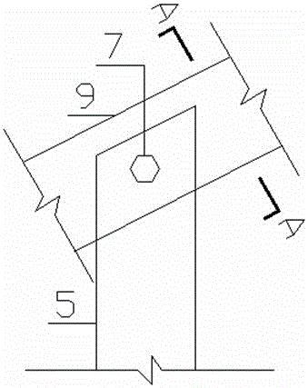 Temporary protective railing for stairs