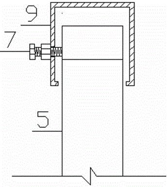 Temporary protective railing for stairs