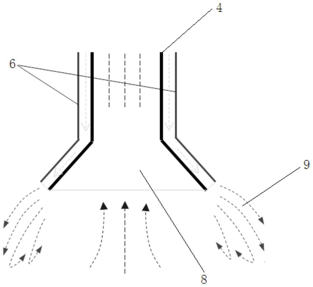 Pressure-equalizing air supply cavity and range hood