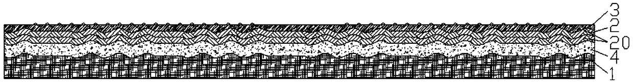 Silencing and noise-reducing PU leather and preparation method thereof