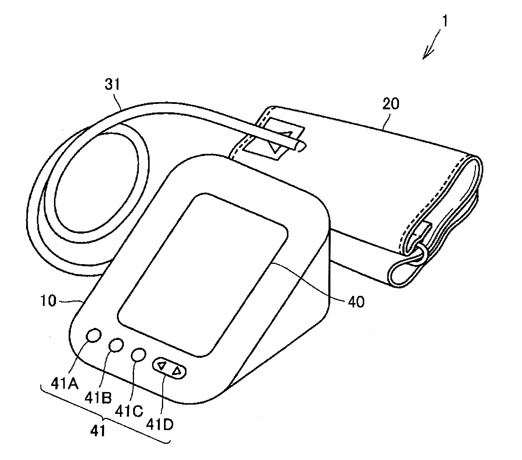 Blood pressure measurement device, blood pressure measurement program product, and blood pressure measurement control method