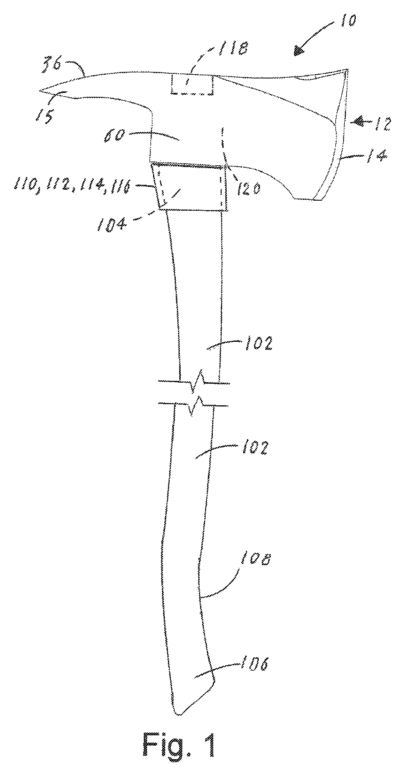 Combination axe, sledge hammer and pick