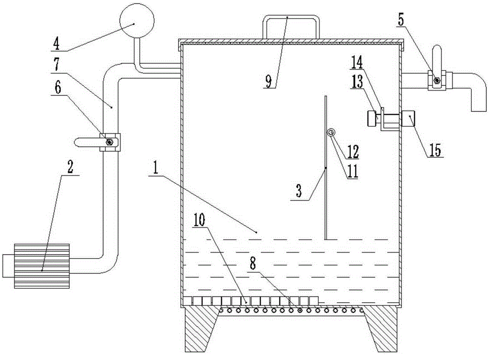 Single-box vacuum oil immersion device and oil immersion method