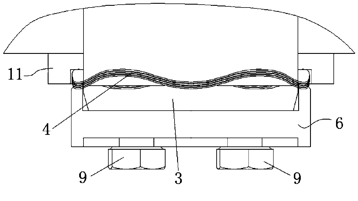 Connecting device applied to excavator and excavator