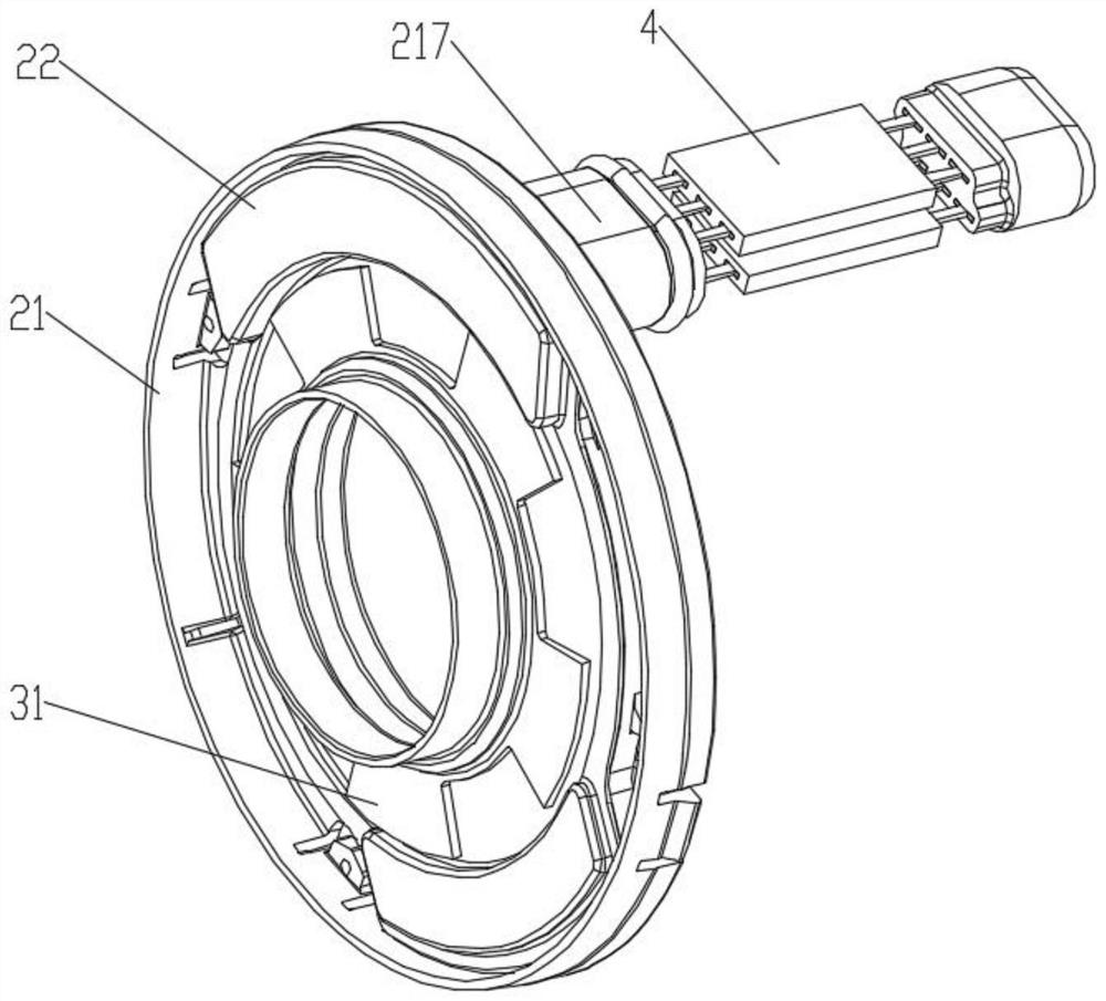 Motor and braking system