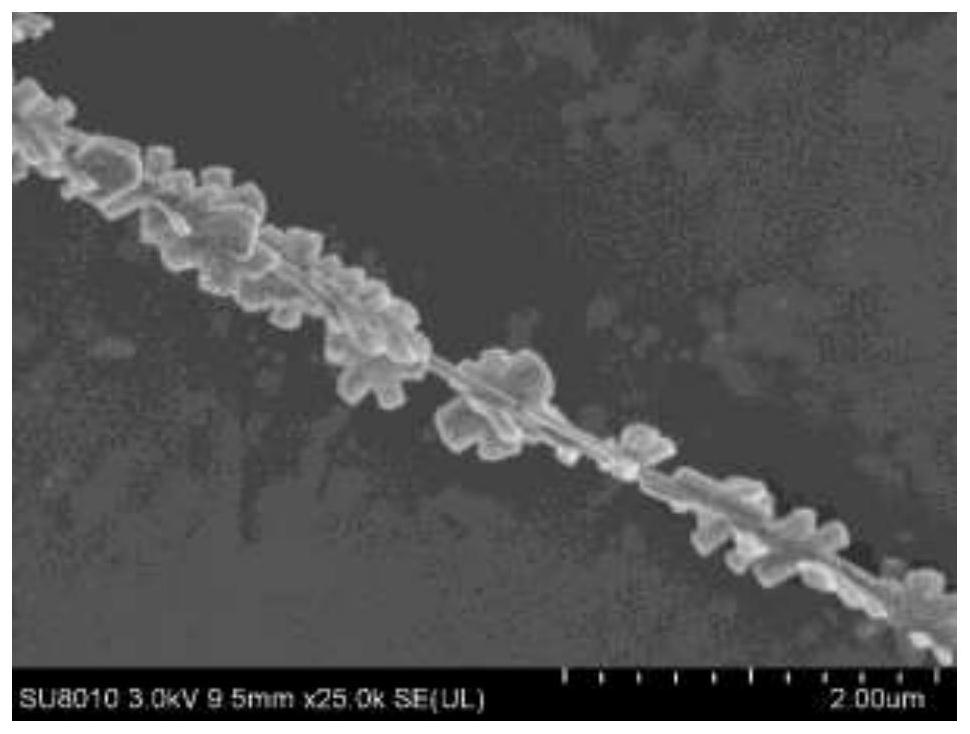 Preparation method and application of core-shell petal-shaped nickel-cobalt-phosphorus coated silver nanowire electro-catalysis electrode material