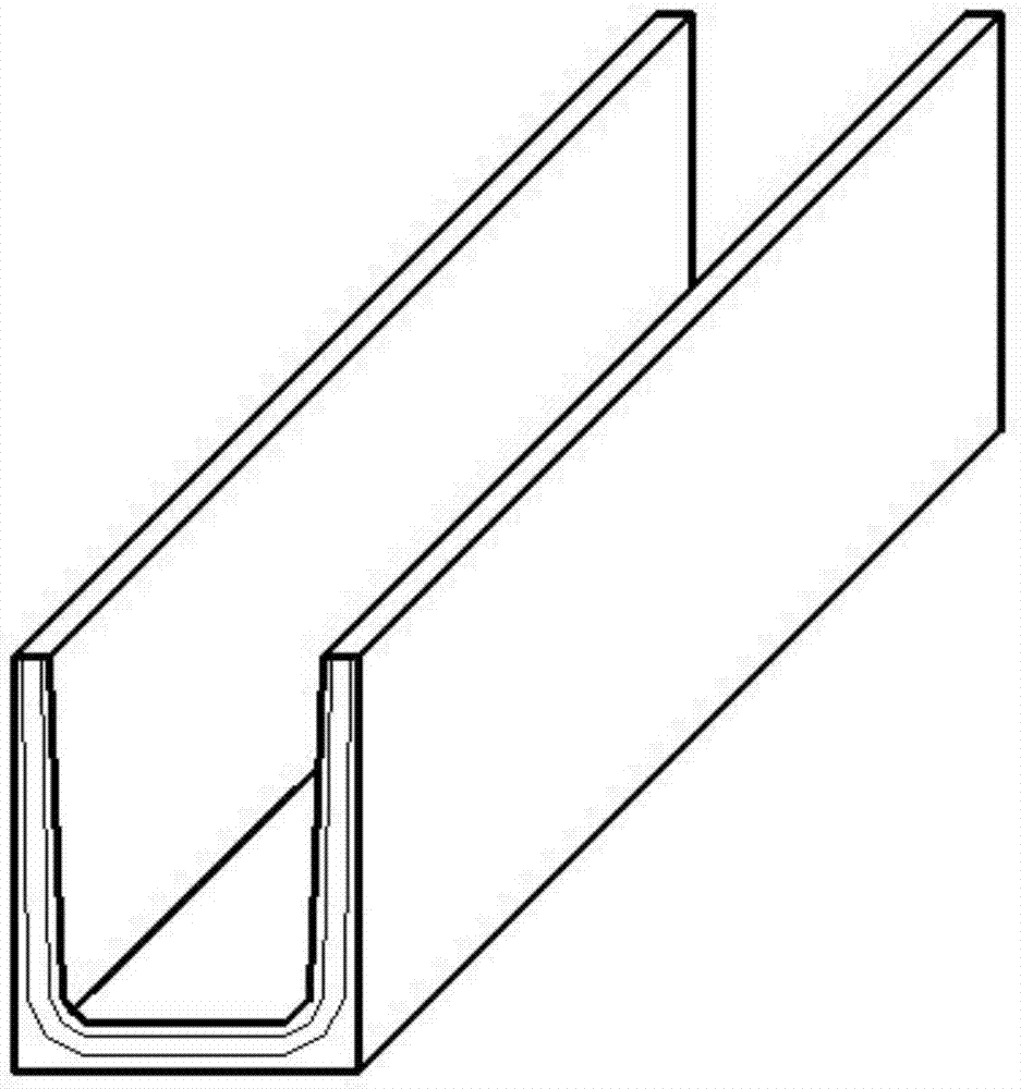 Preparation method of anti-seepage water delivery tank of channel