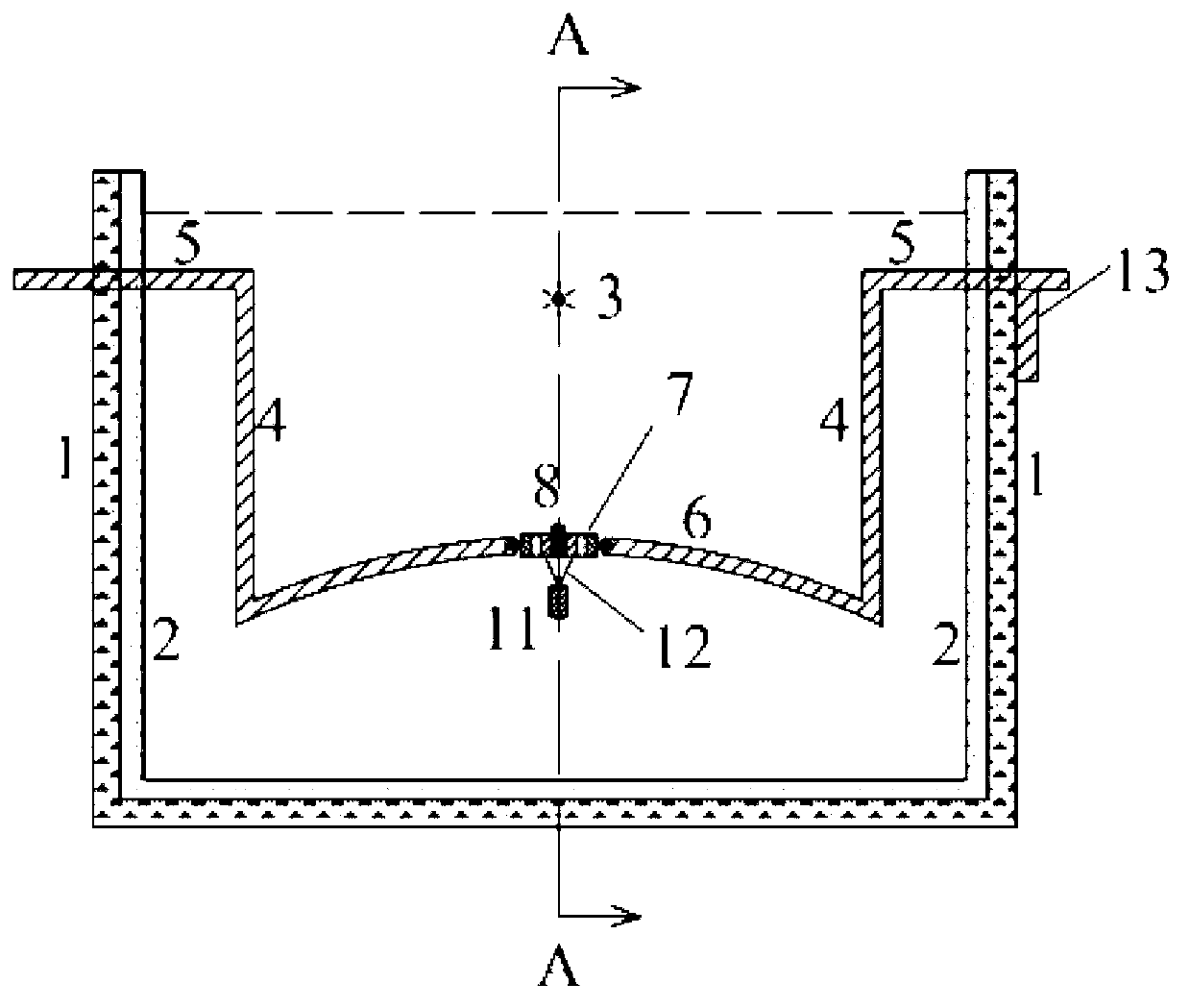 Device for measuring sensitivity of wave detector in reception direction of elastic waves