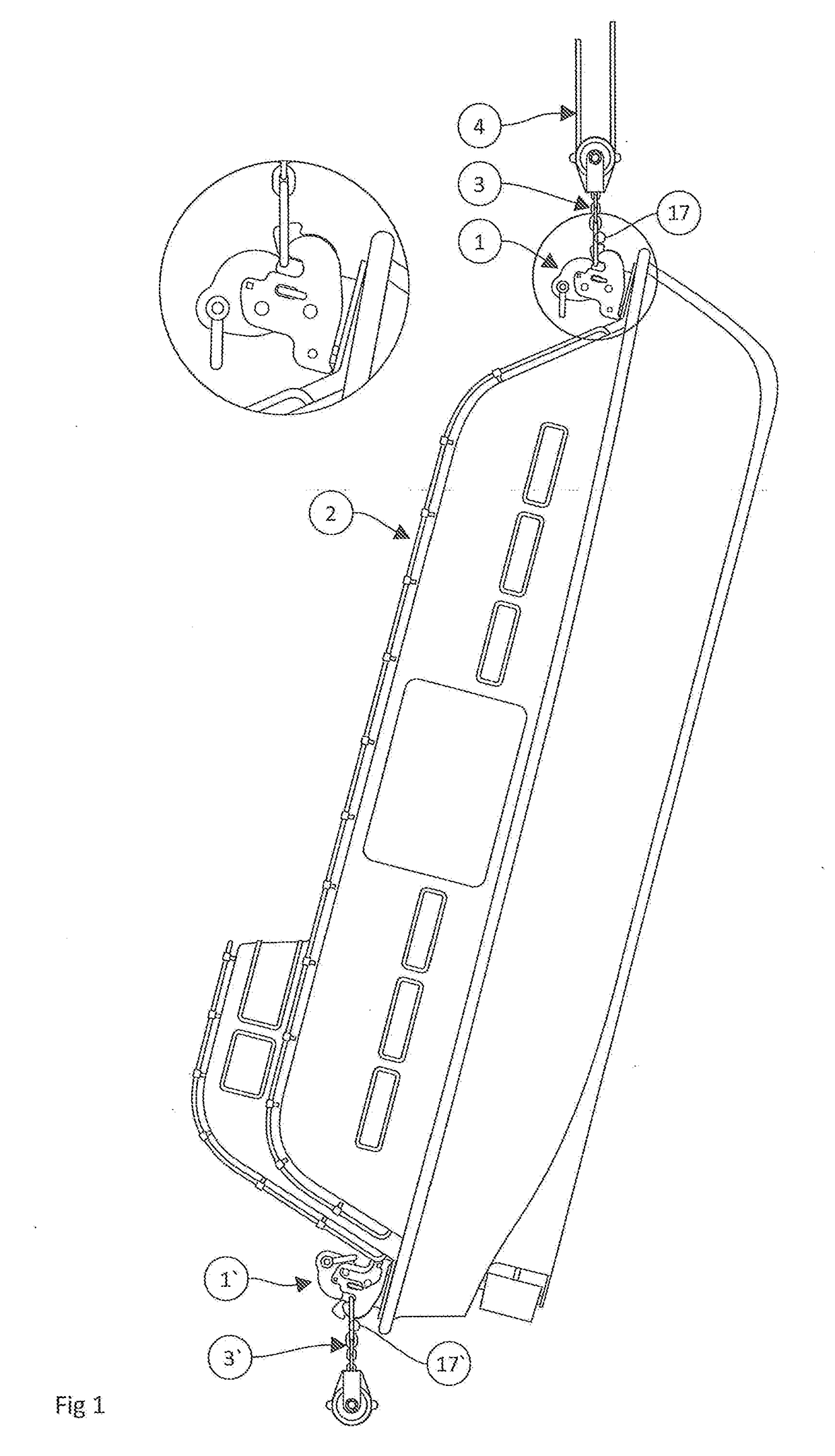 Lifeboat release and retrieval system (LRRS)