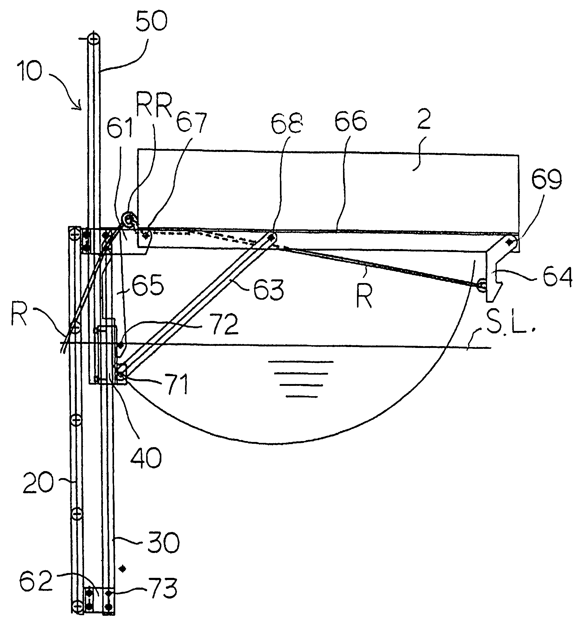 Marine safety ladder