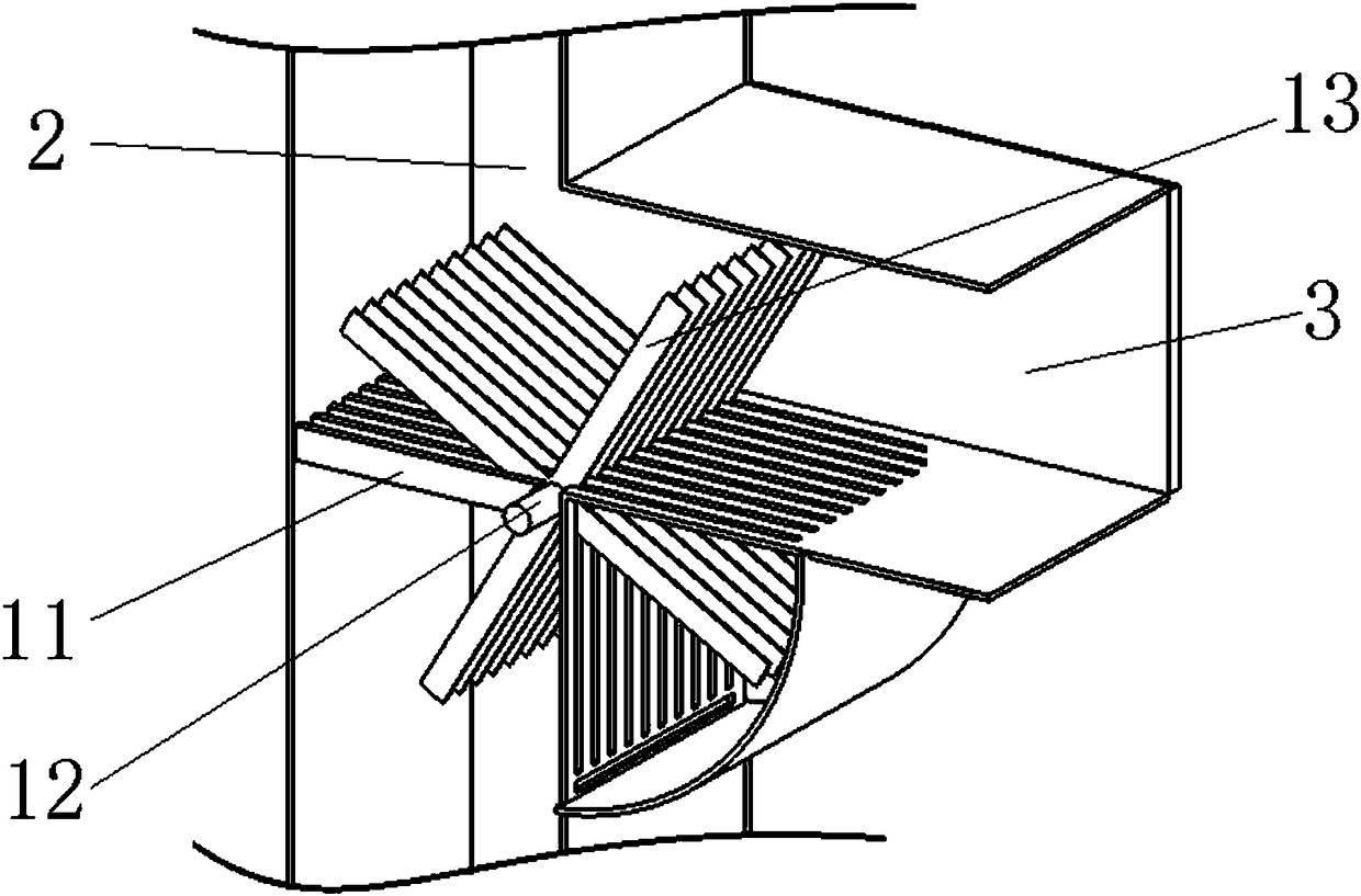 Building waste crushing device