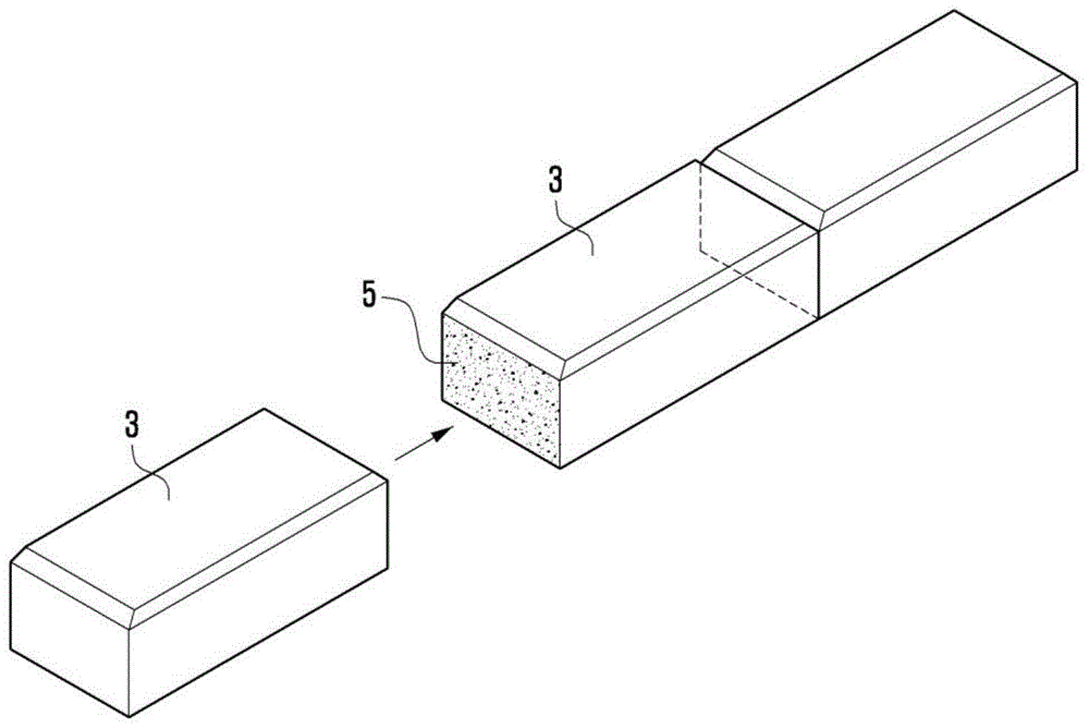 Sealing material for hatch cover and manufacturing method thereof