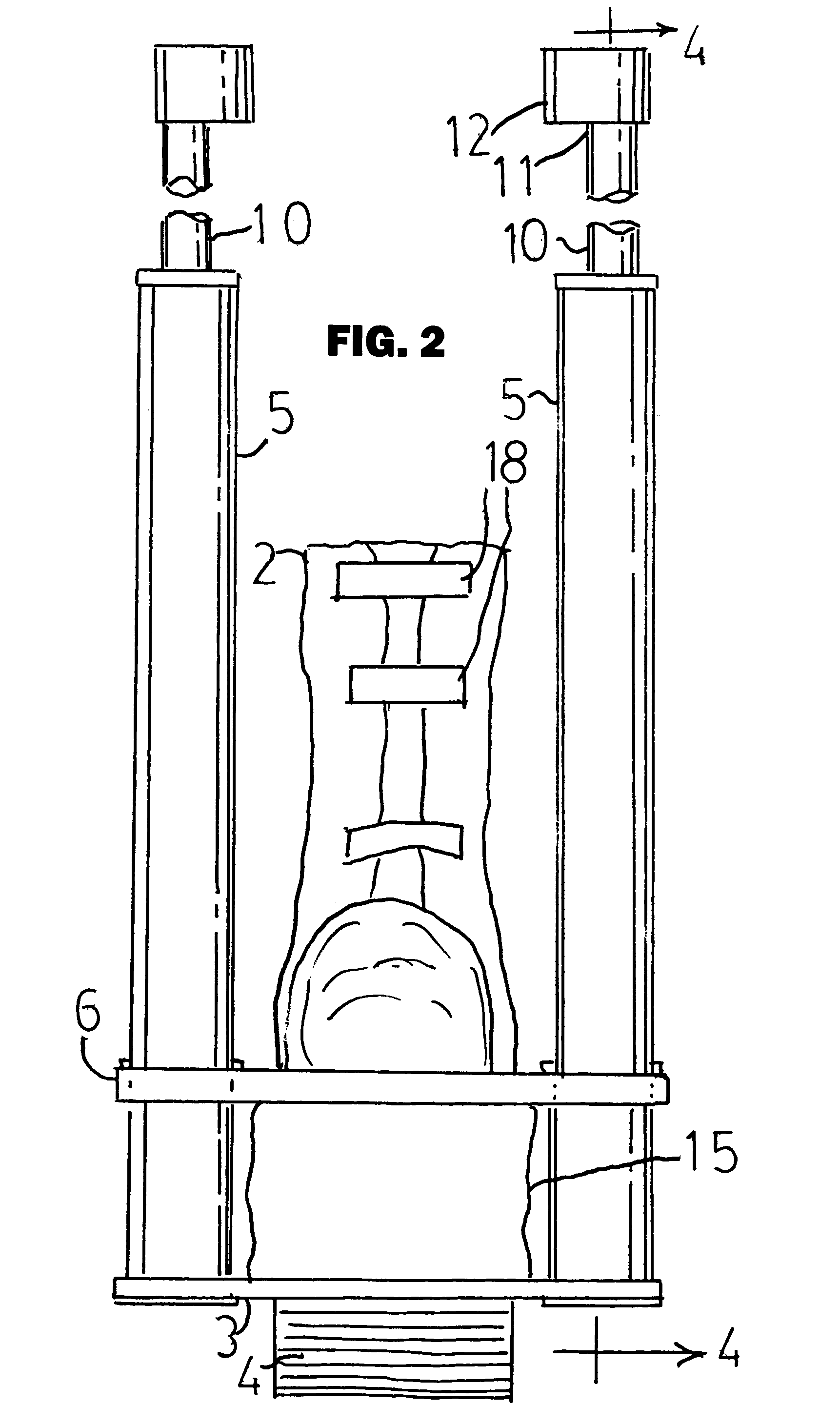 Walking leg support