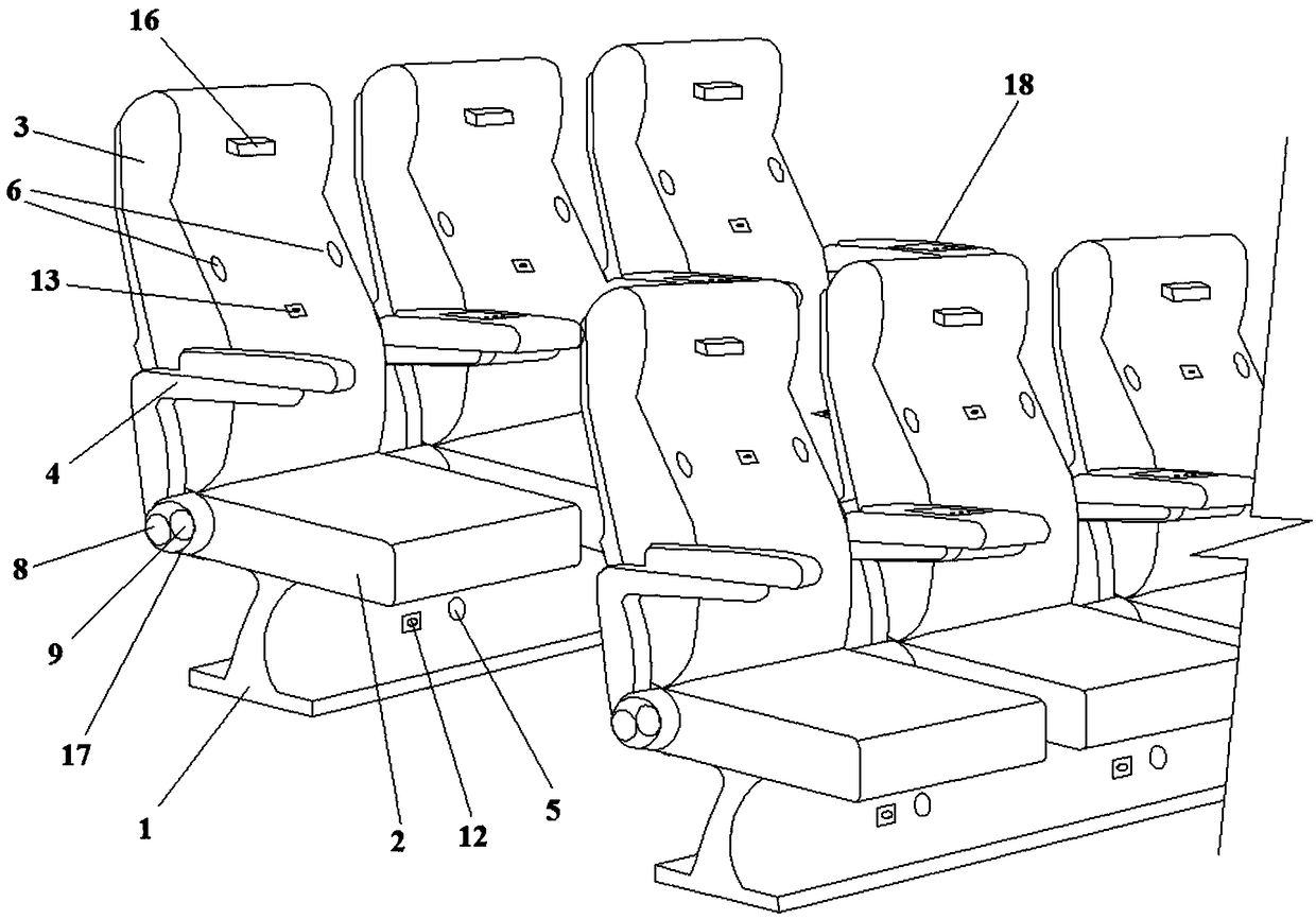 Dual-mode temperature control and air supplying chair based on human body heat adaptation and control method thereof