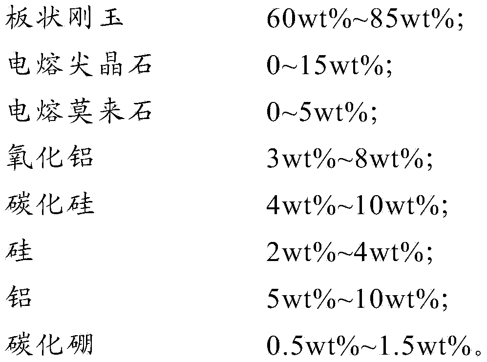 Sliding brick and preparation method thereof