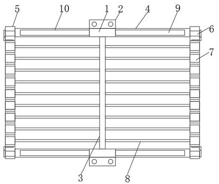 Wiring-group-adjusted cable bridge and adjusting mode of cable bridge