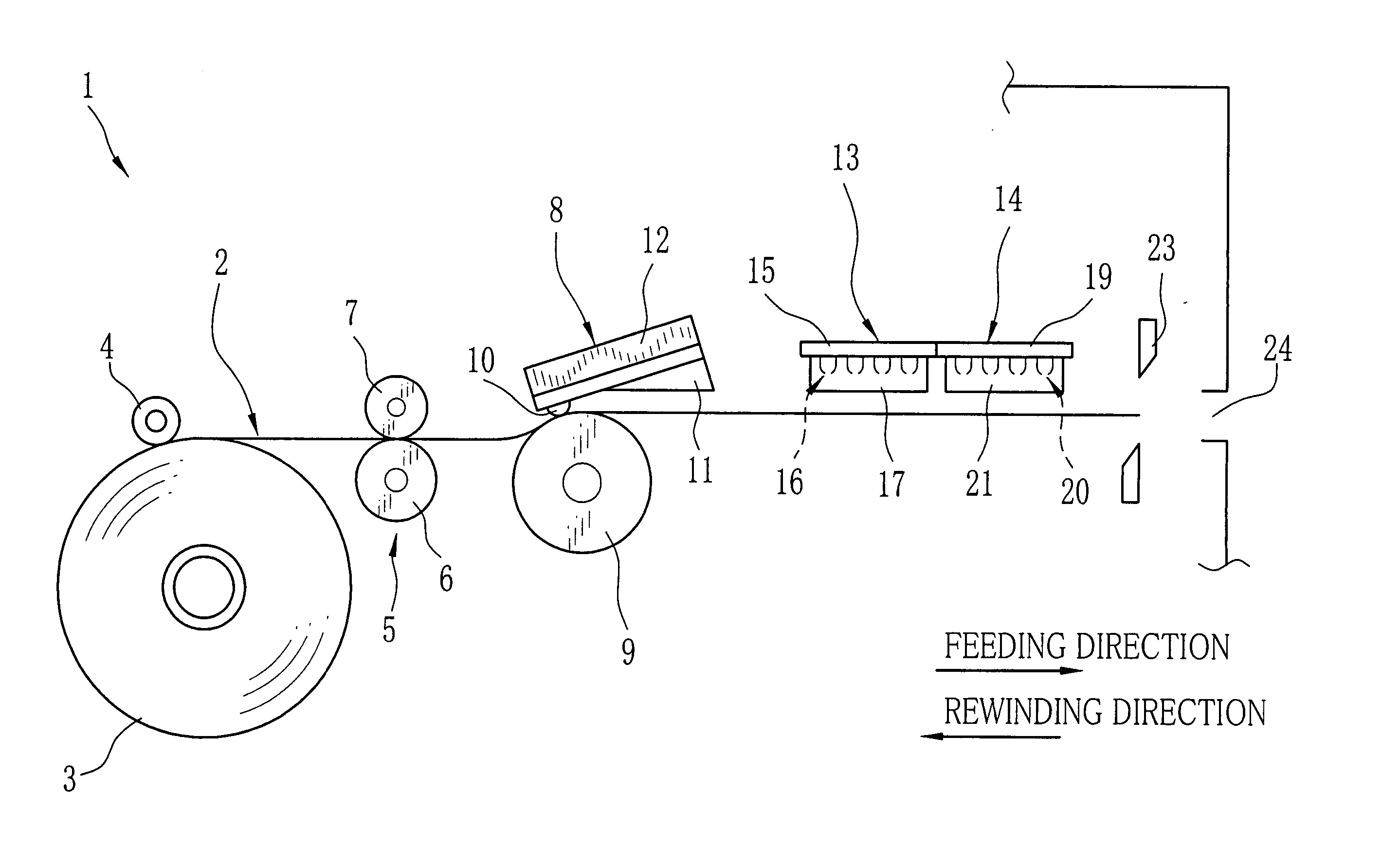 Light irradiating unit and optical fixing unit