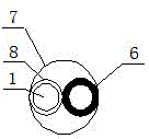 Anchor rope total length anchoring method for coal mine soft rock roadway