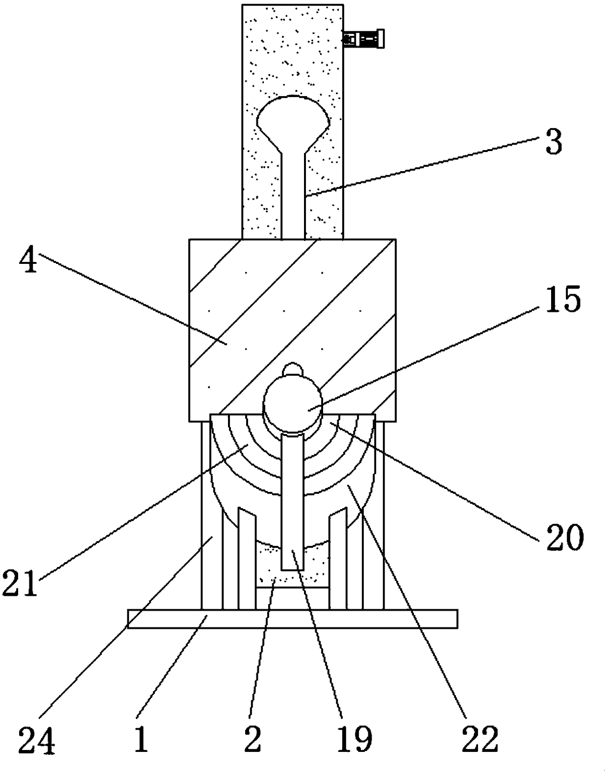 Cereal classifying and separating mechanical device beneficial for removing impurities