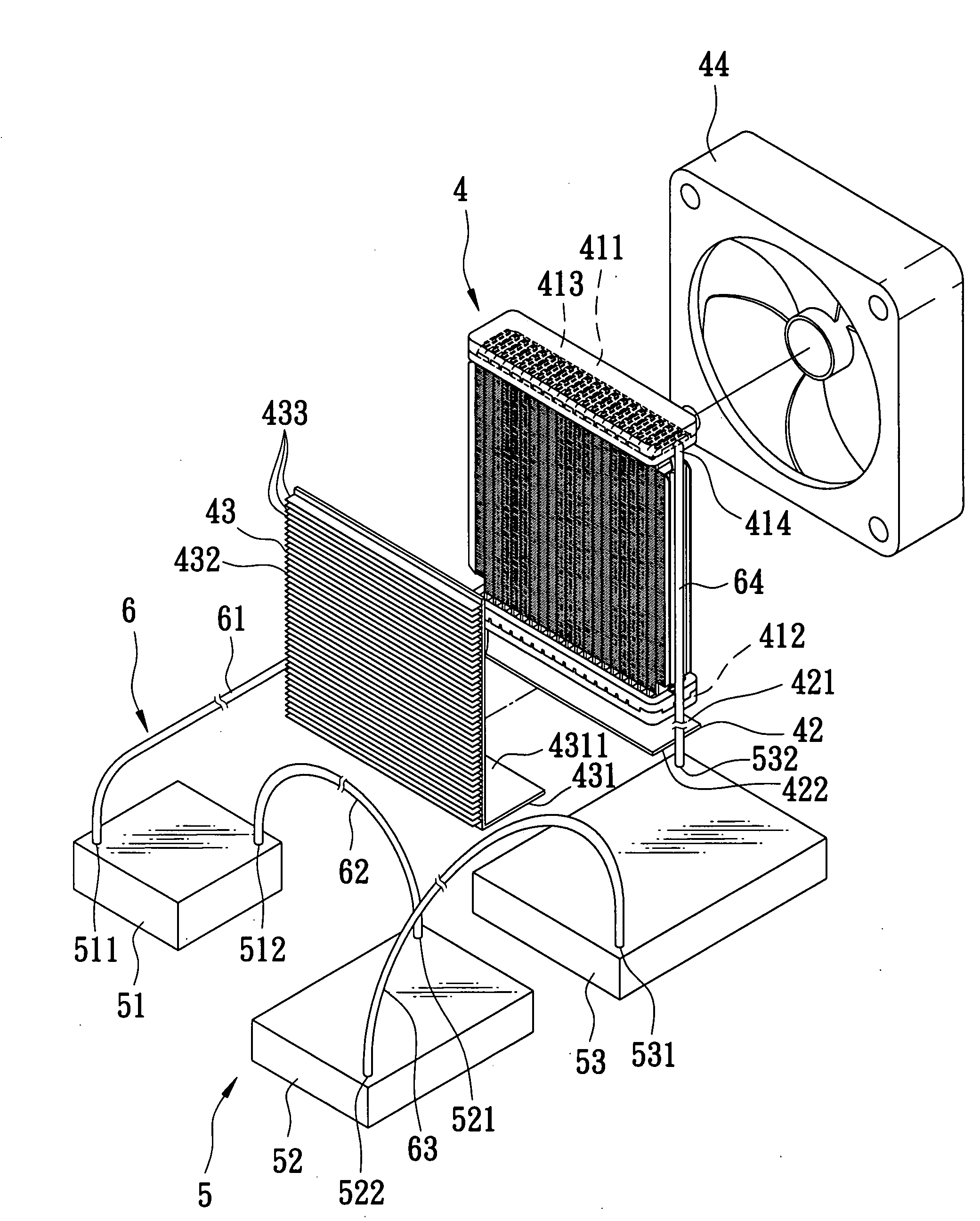 Heat dissipating system and method