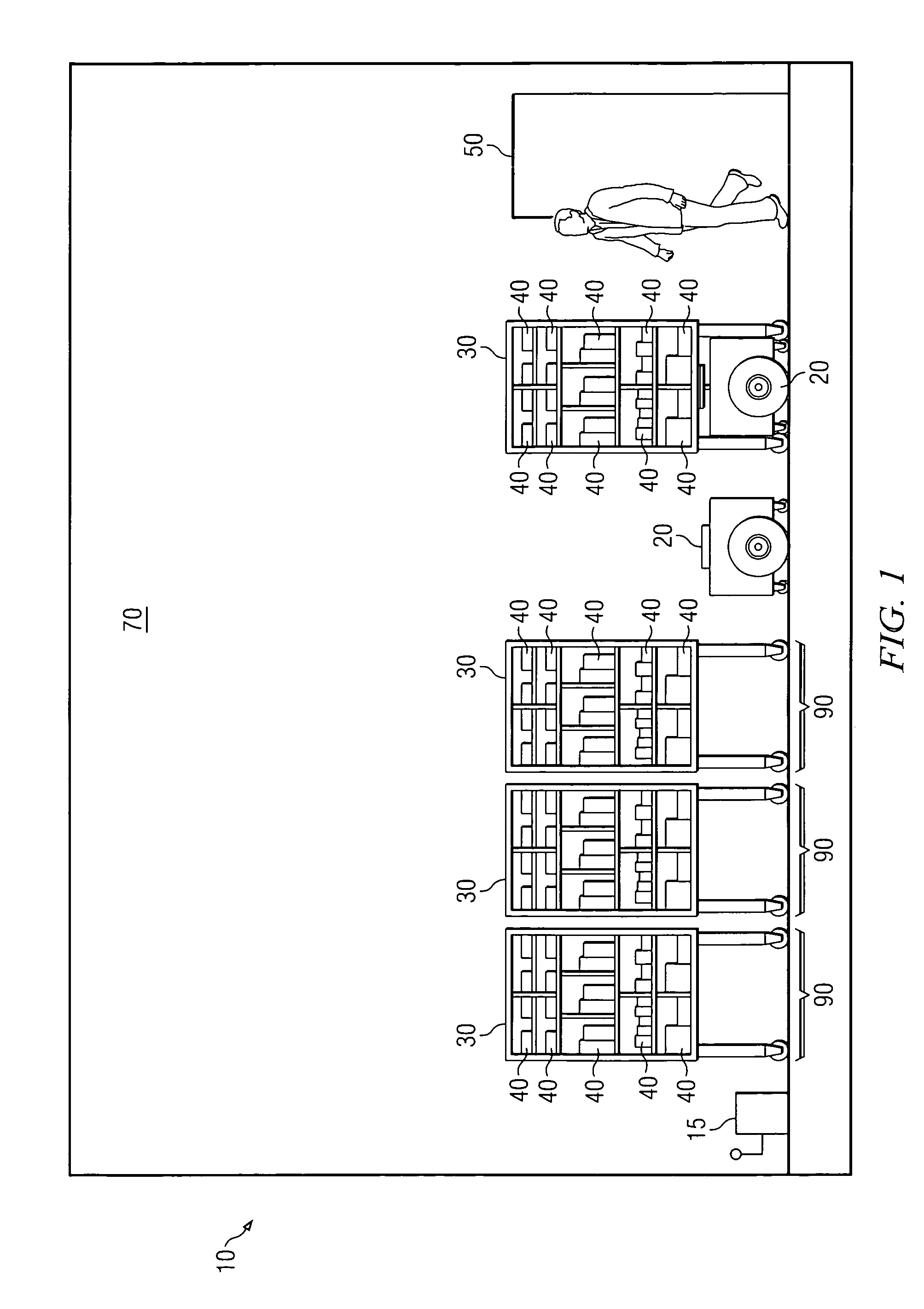 Method and system for replenishing inventory items