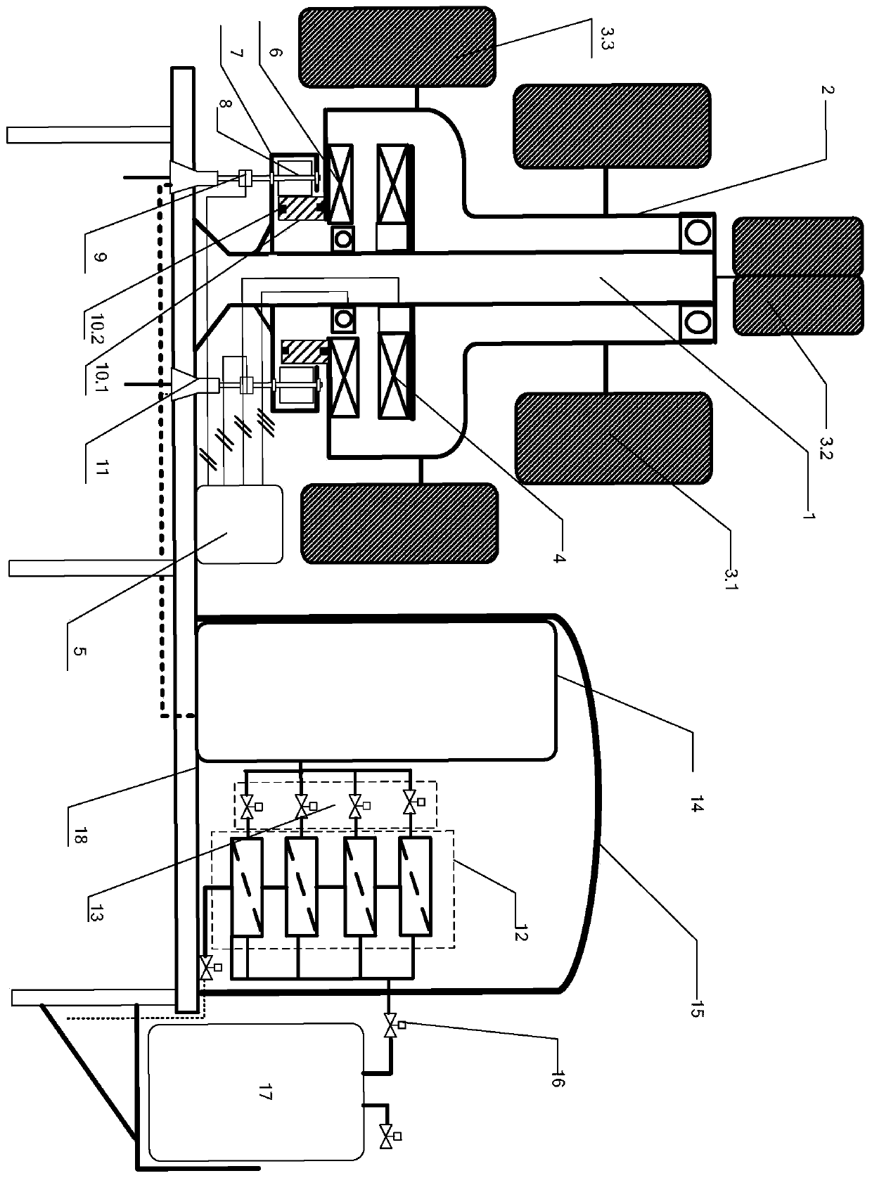 Wind-driven magnetic suspension vertical shaft seawater desalination system and control method thereof