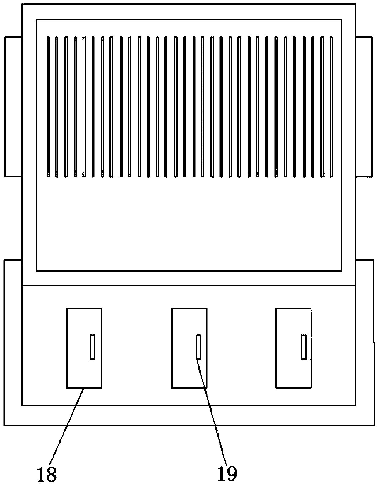 Transformer shell structure with noise reduction function