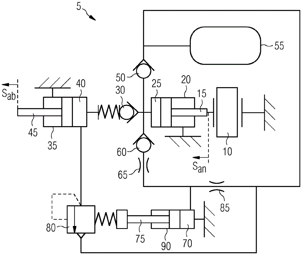 Hydraulic actuator and method for operating a hydraulic actuator