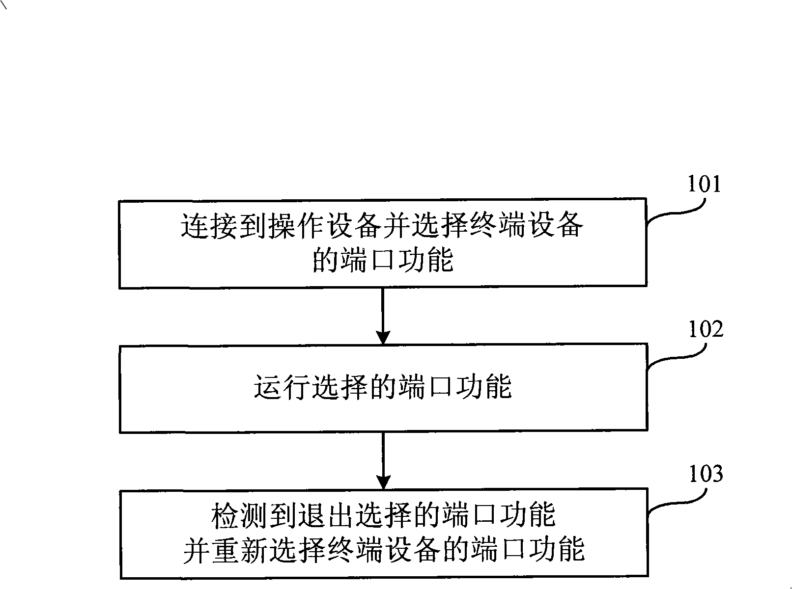 Method and apparatus for automatic switching port of terminal apparatus, and automatic switching system