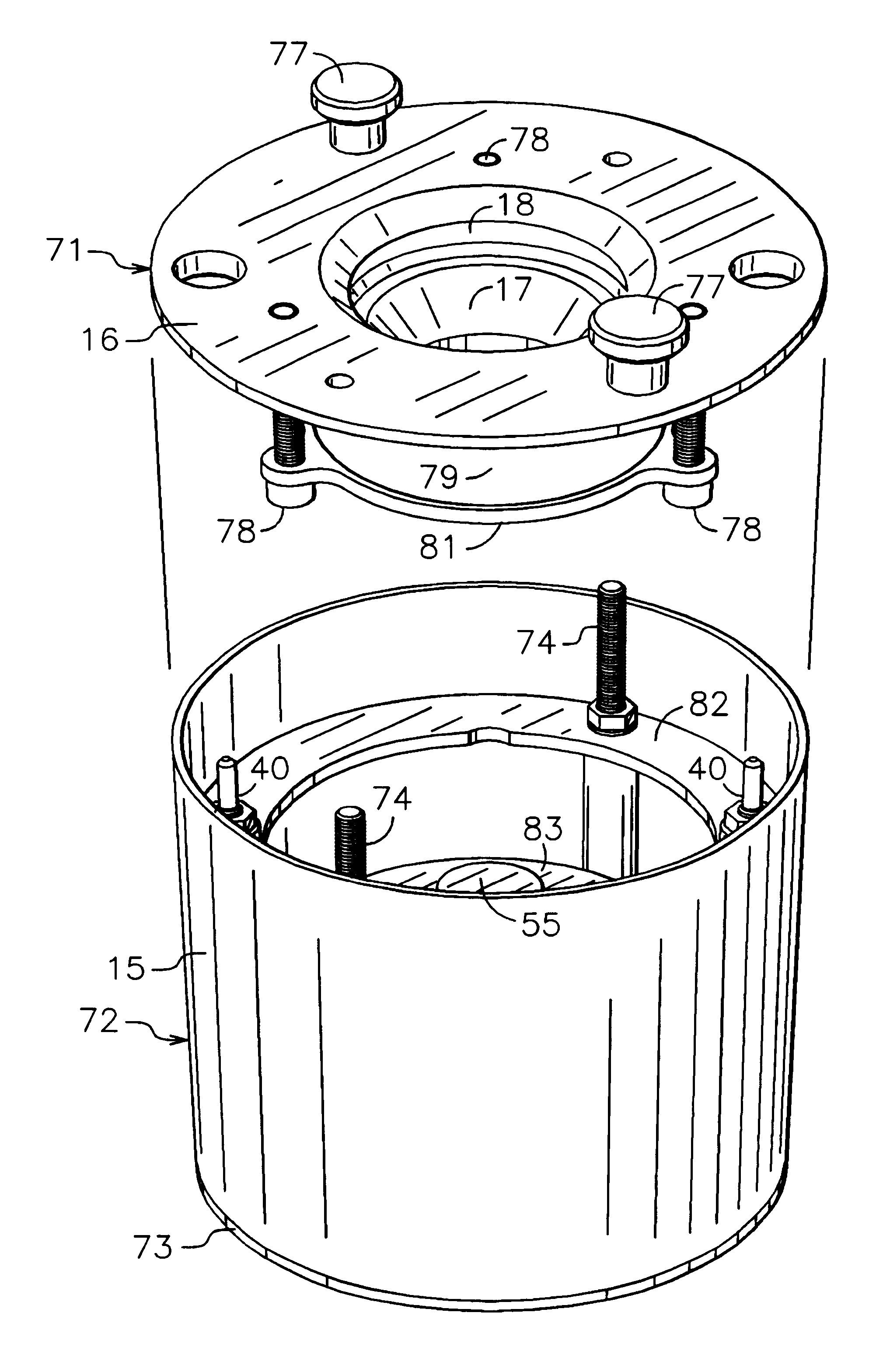 Modular gridless ion source