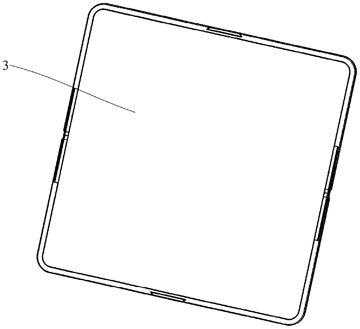 Rotating device and flexible screen device