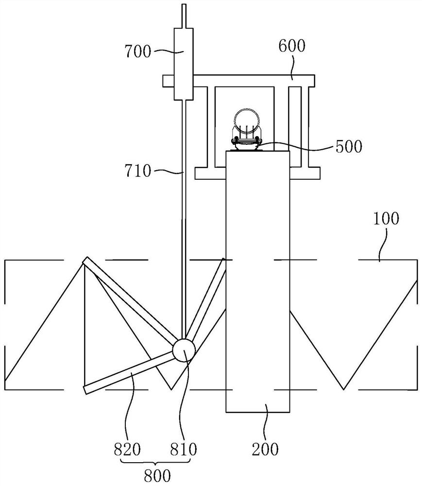 Unloading method and unloading device for spherical hinge support of grid structure