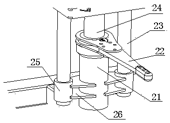 Multi-degree-of-freedom missile bay section butt joint device