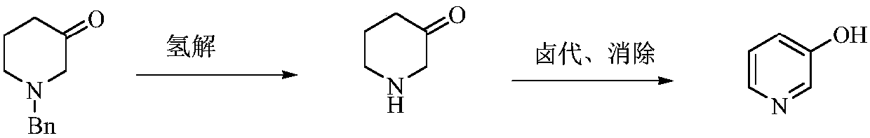 Preparation method of low-cost 3-hydroxypyridine