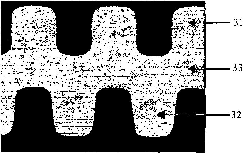 Process for encapsulating square flat outer-pin-free encapsulating structure