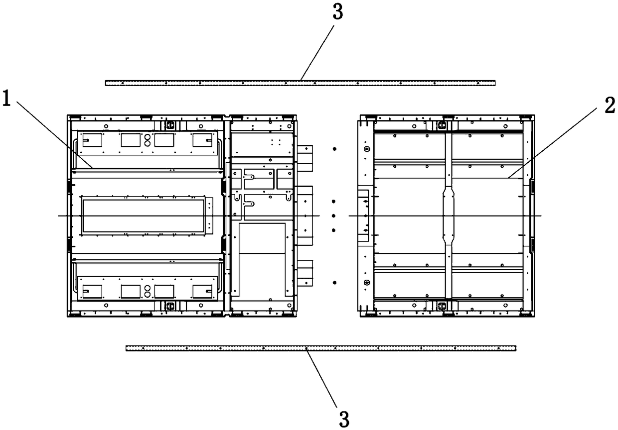 Air conditioner bottom shell for overhead vehicle